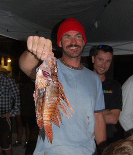 Largest lionfish - 2010 Lower Keys Derby